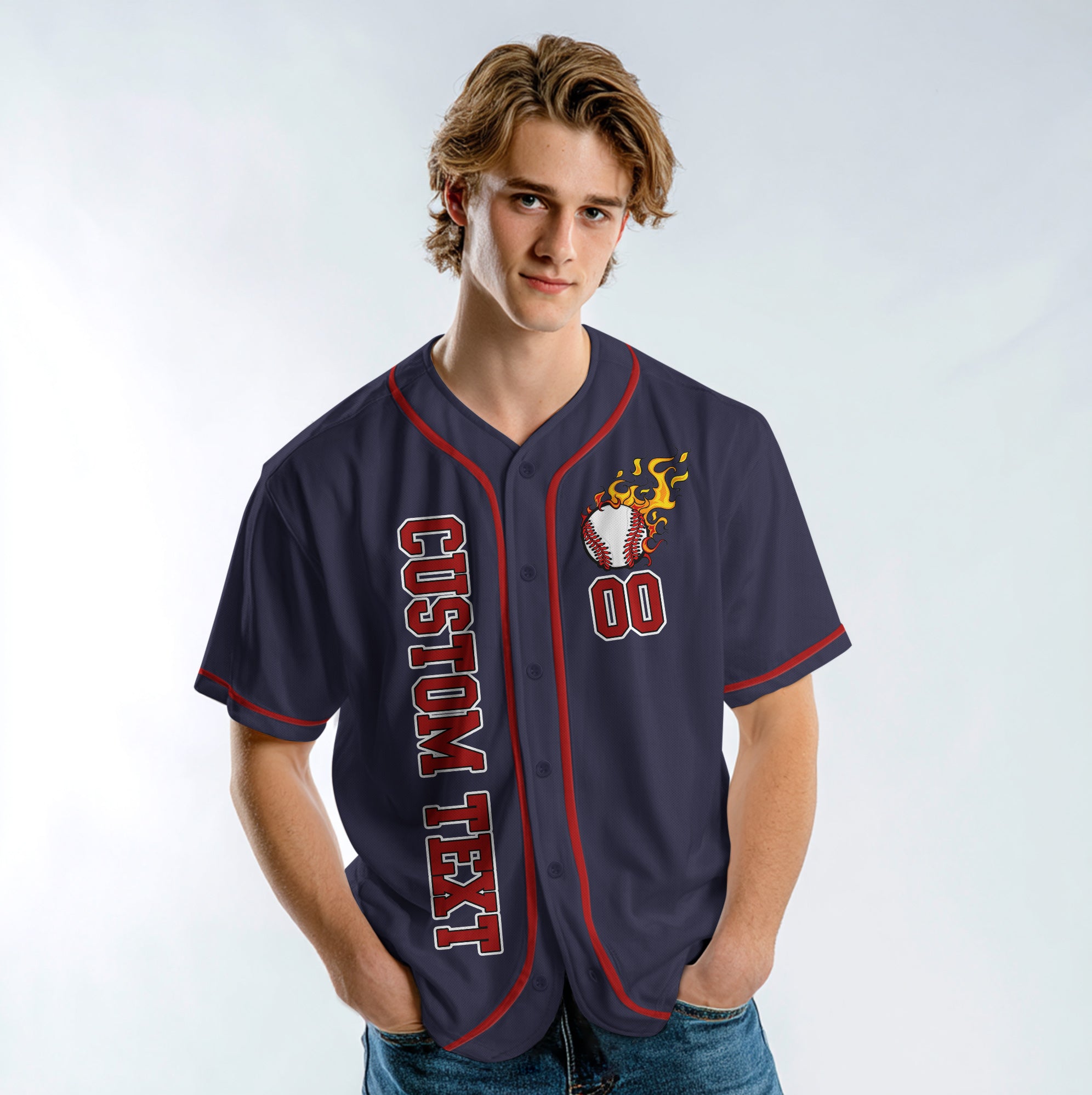 All American Dude - Custom Independence Day Baseball Jersey