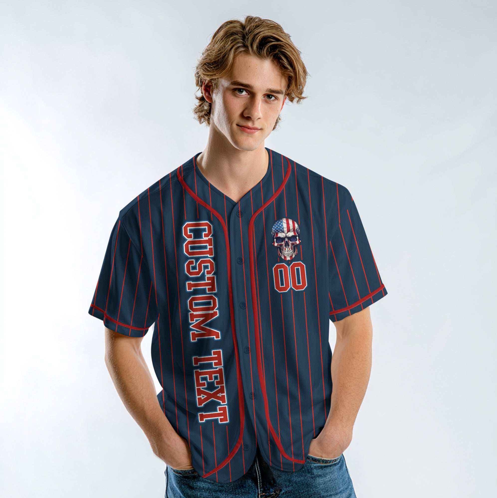 Chill The Fourth Out - Custom Fourth Of July Baseball Jersey