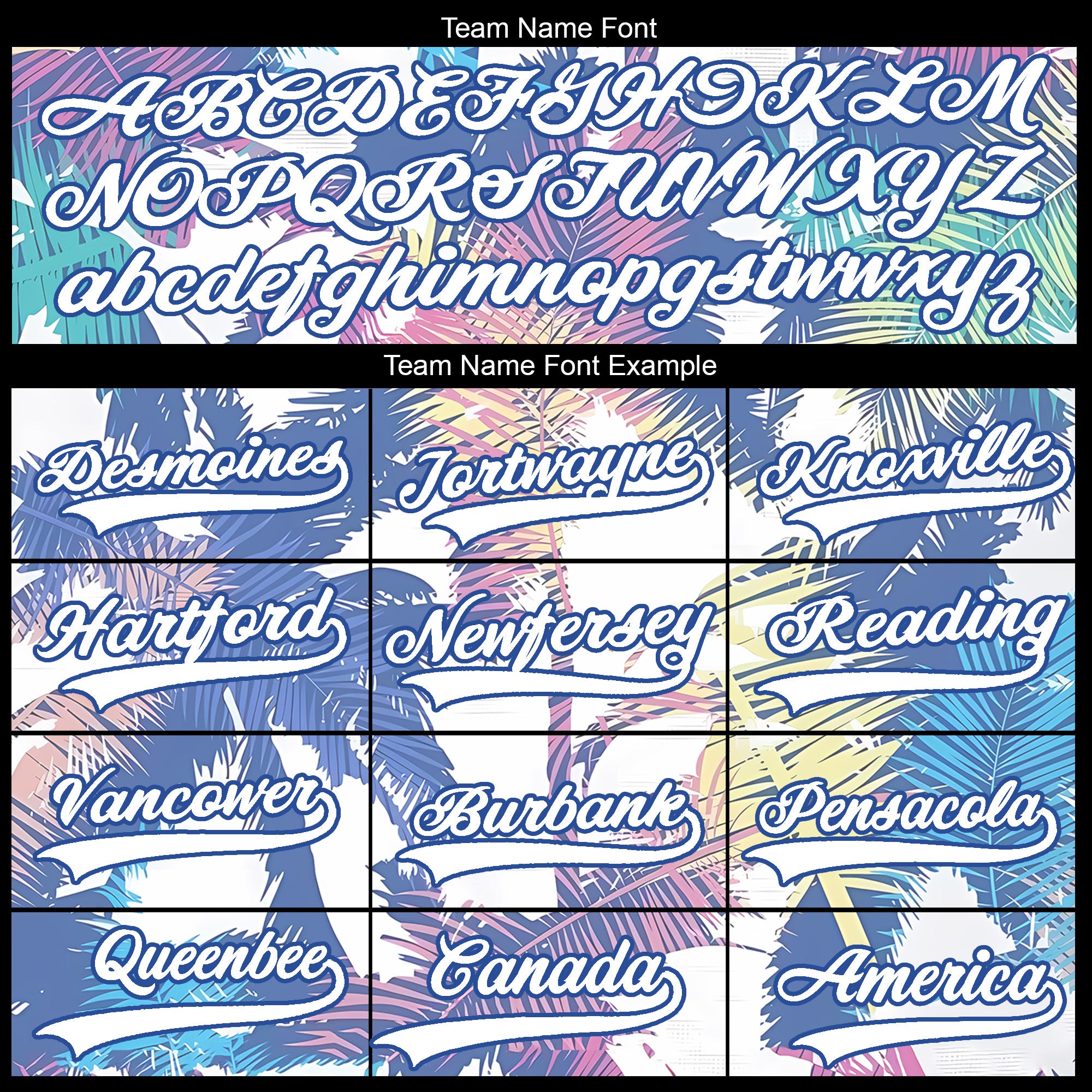 Custom Tropical Palm Baseball Jersey – Sunset Breeze Edition