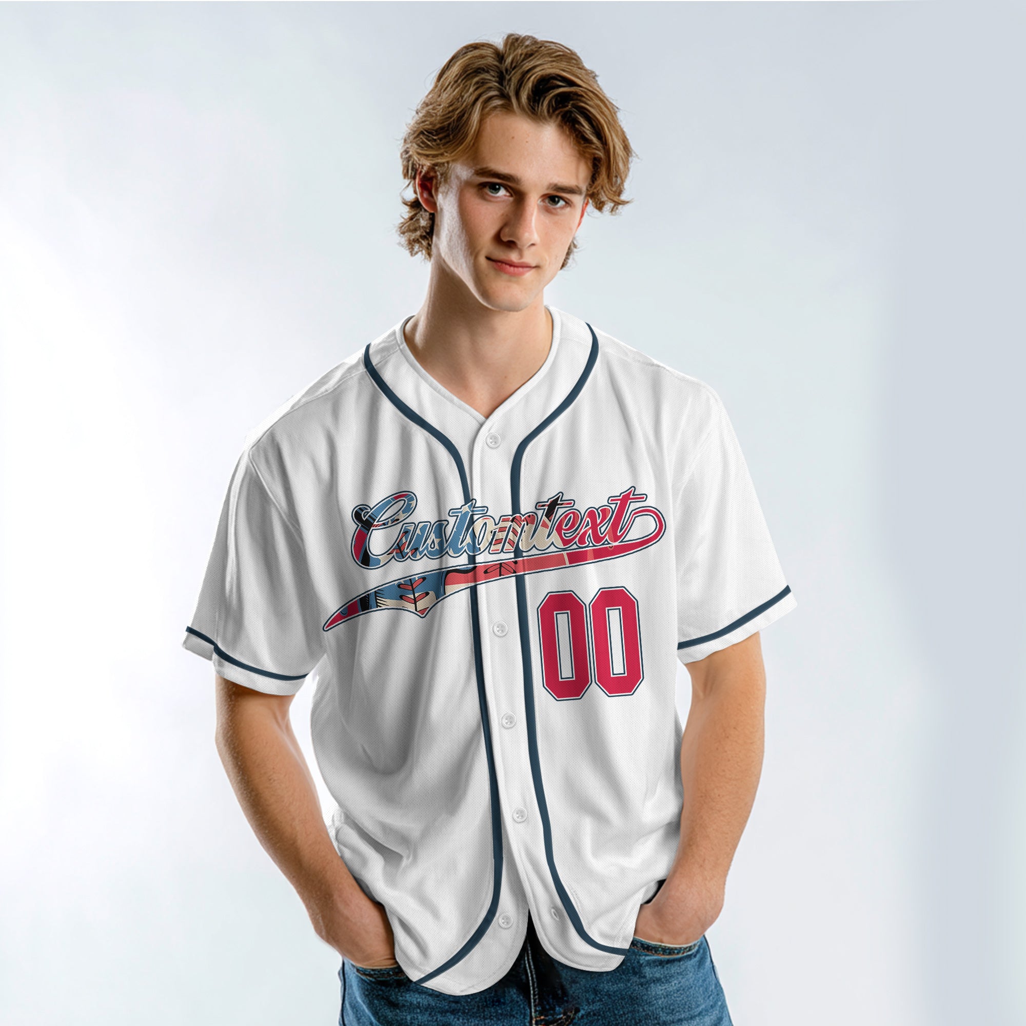 BIG D.R.I.P ENERGY - Custom Fourth Of July Baseball Jersey