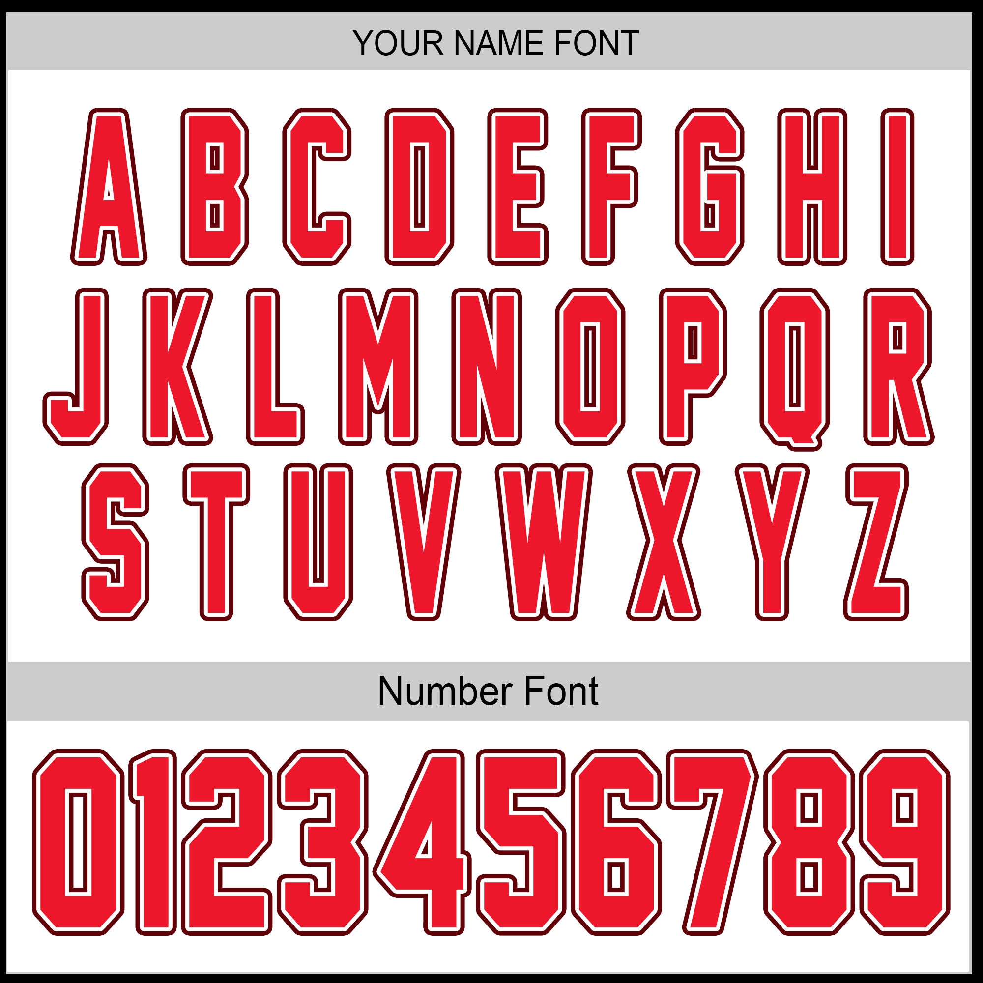 Whiteflare Crimson – Custom Name & Logo Baseball Jersey