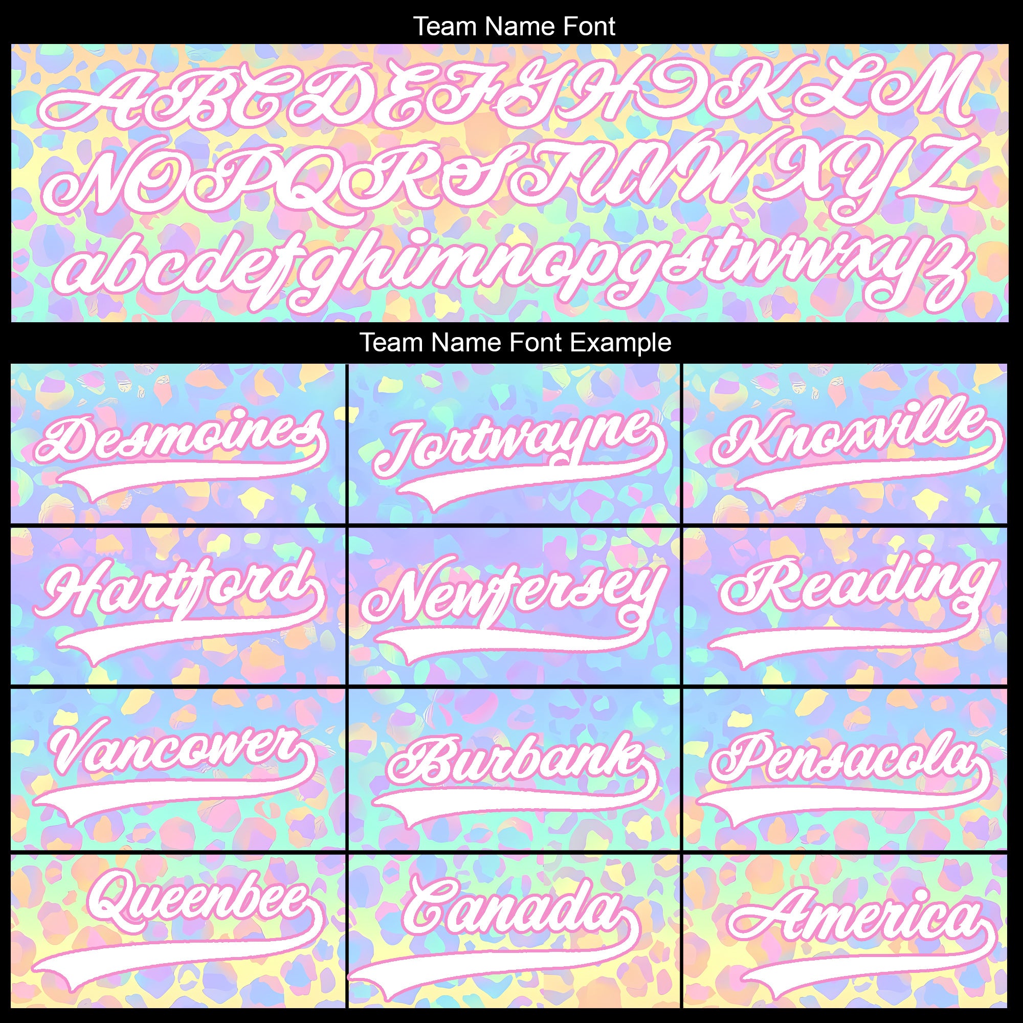 Custom Pastel Leopard Baseball Jersey – Rainbow Wildheart Edition