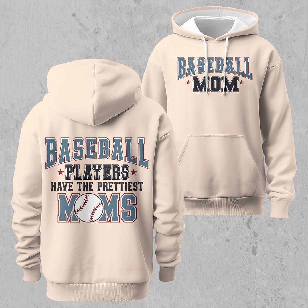 Baseball Players Have The Prettiest Moms - All Over Print Baseball Hoodie