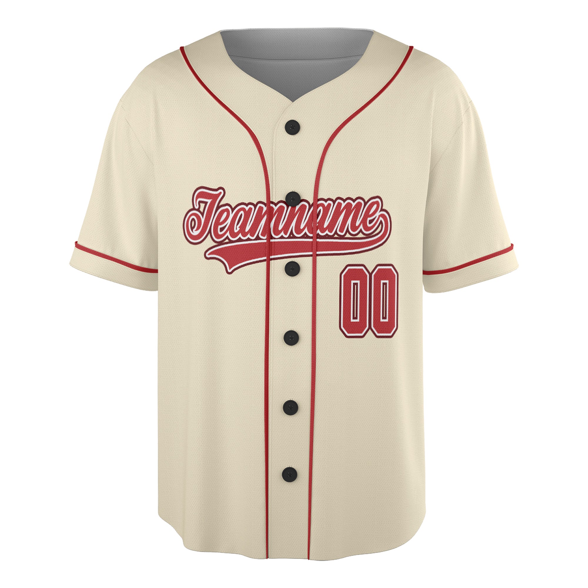 Vintage Creamfire – Custom Name & Logo Baseball Jersey