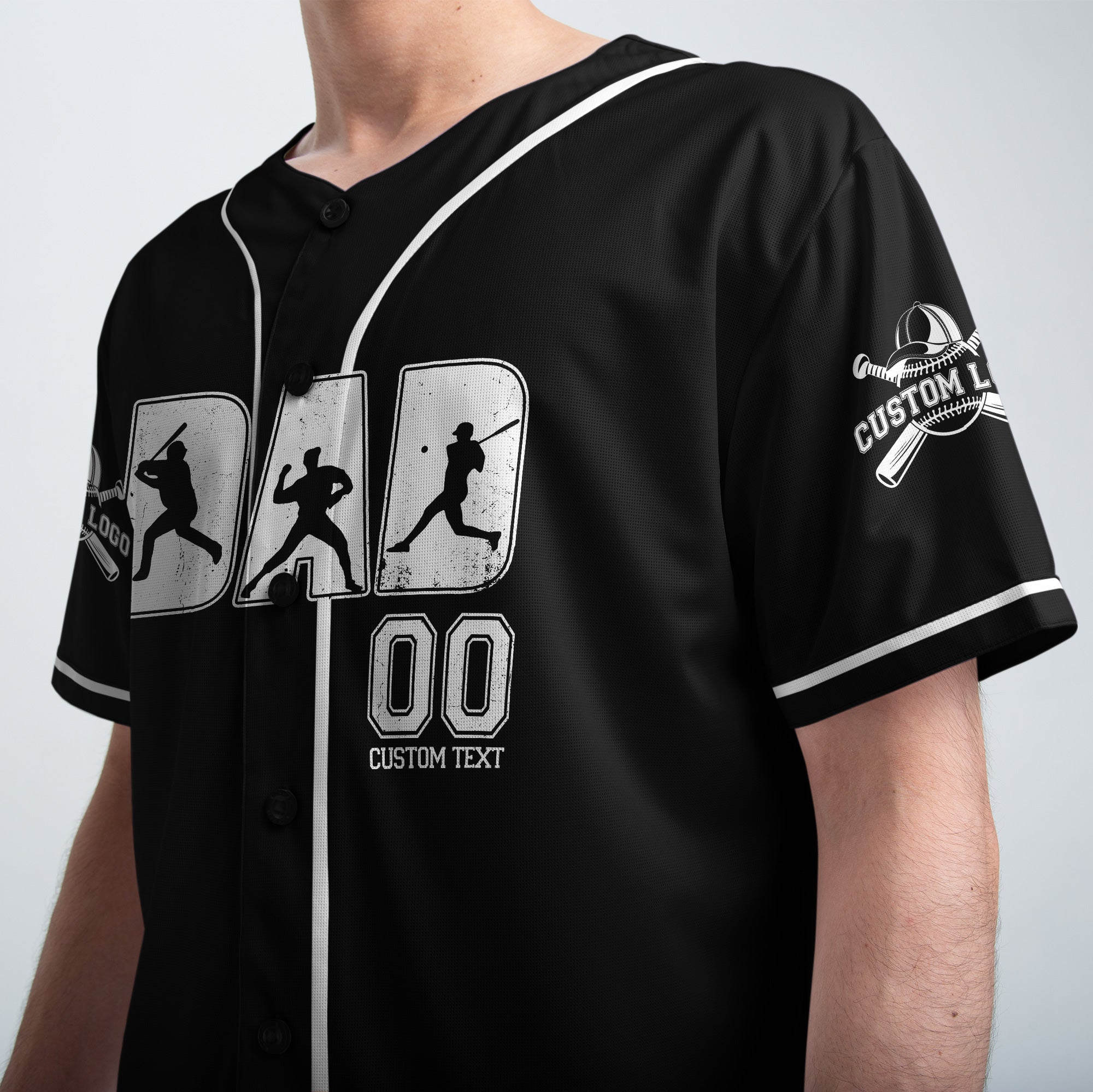 BASEBALL DAD: LIKE A DAD, BUT ONLY COOLER -Custom Jersey Baseball