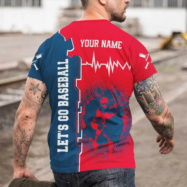 Let's Go Baseball - Baseball Lover - Custom Baseball 3D Tshirts Baseball Shirts for Lovers - All Over Print