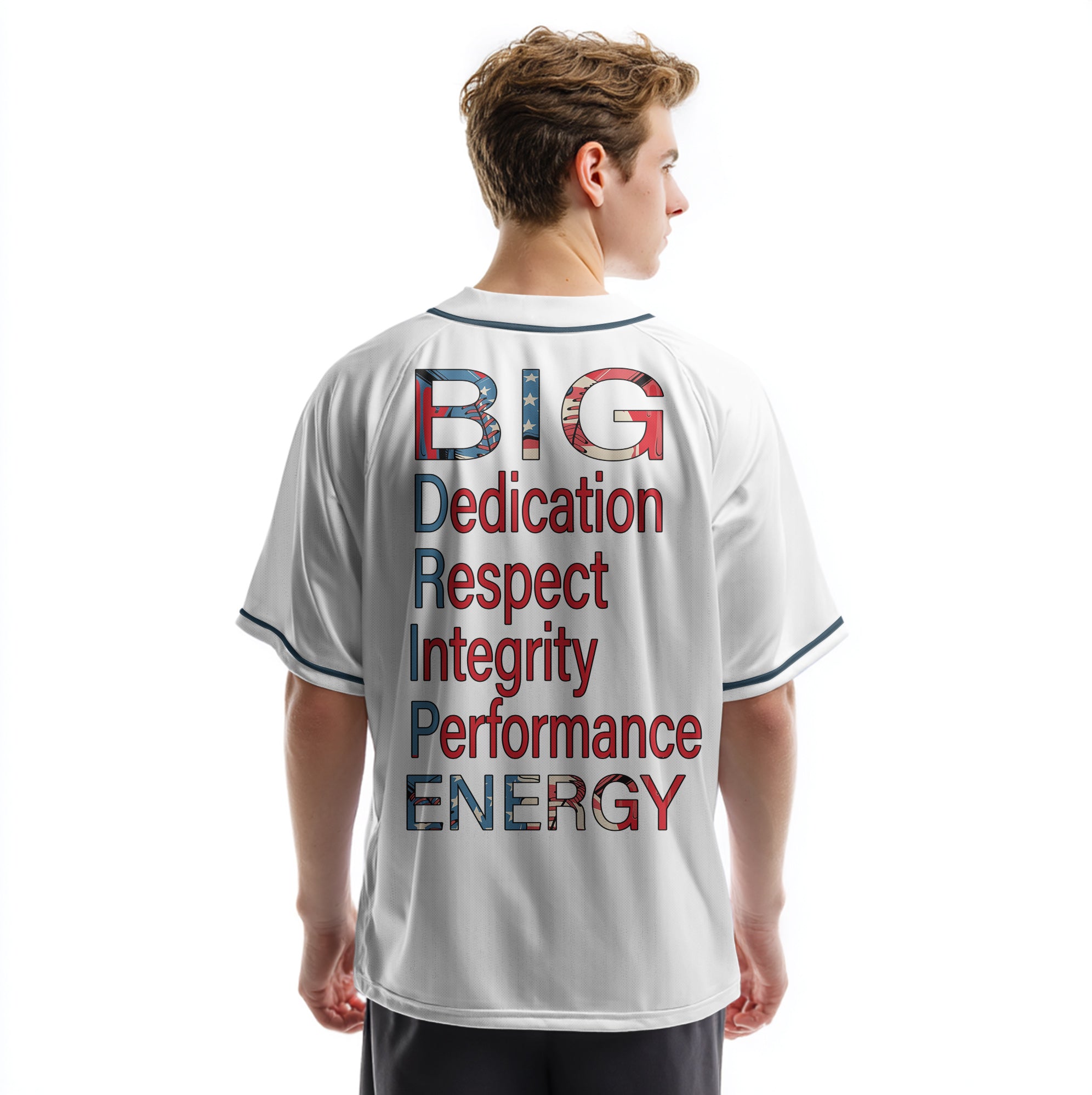 BIG D.R.I.P ENERGY - Custom Fourth Of July Baseball Jersey