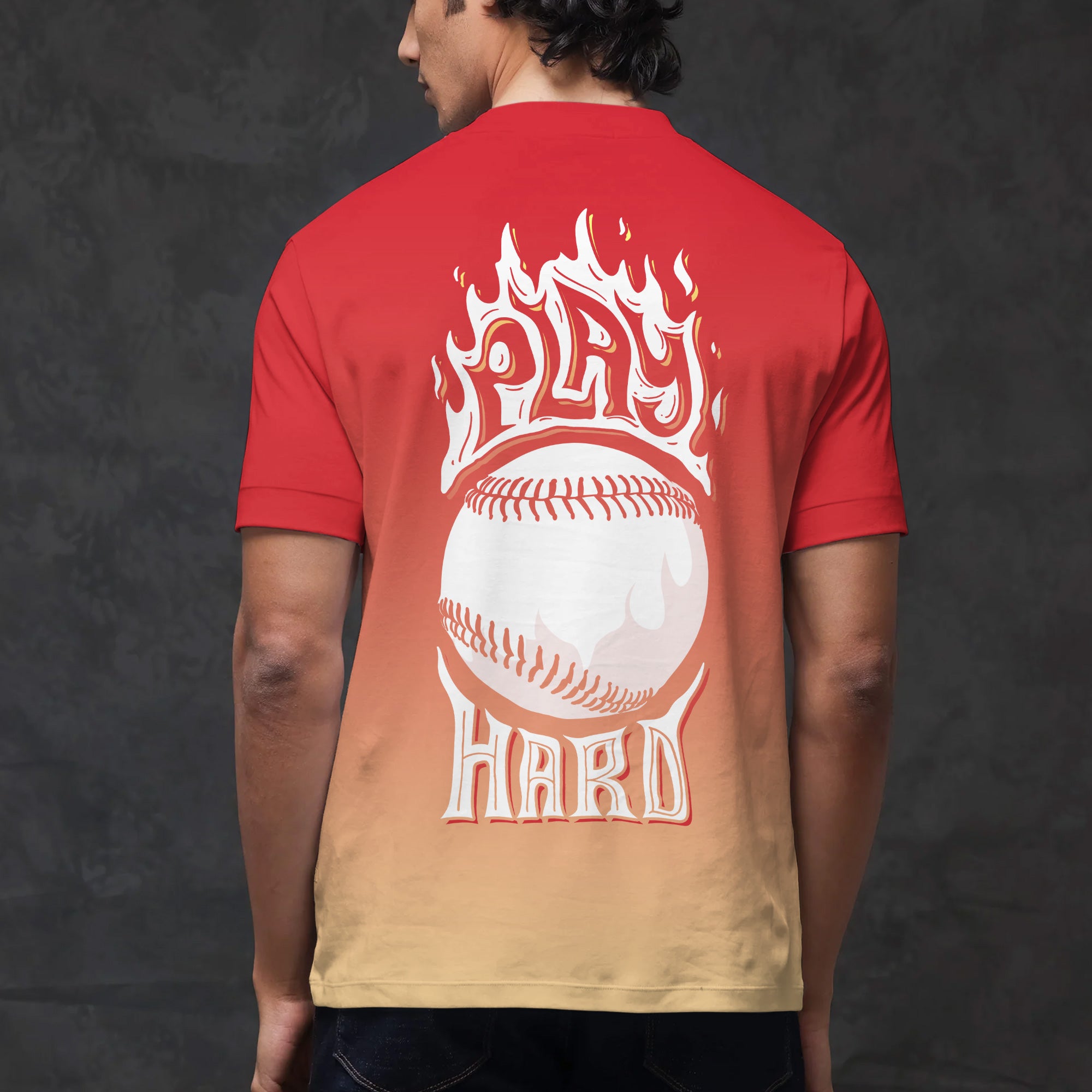 Play Hard All Over Print T-Shirt