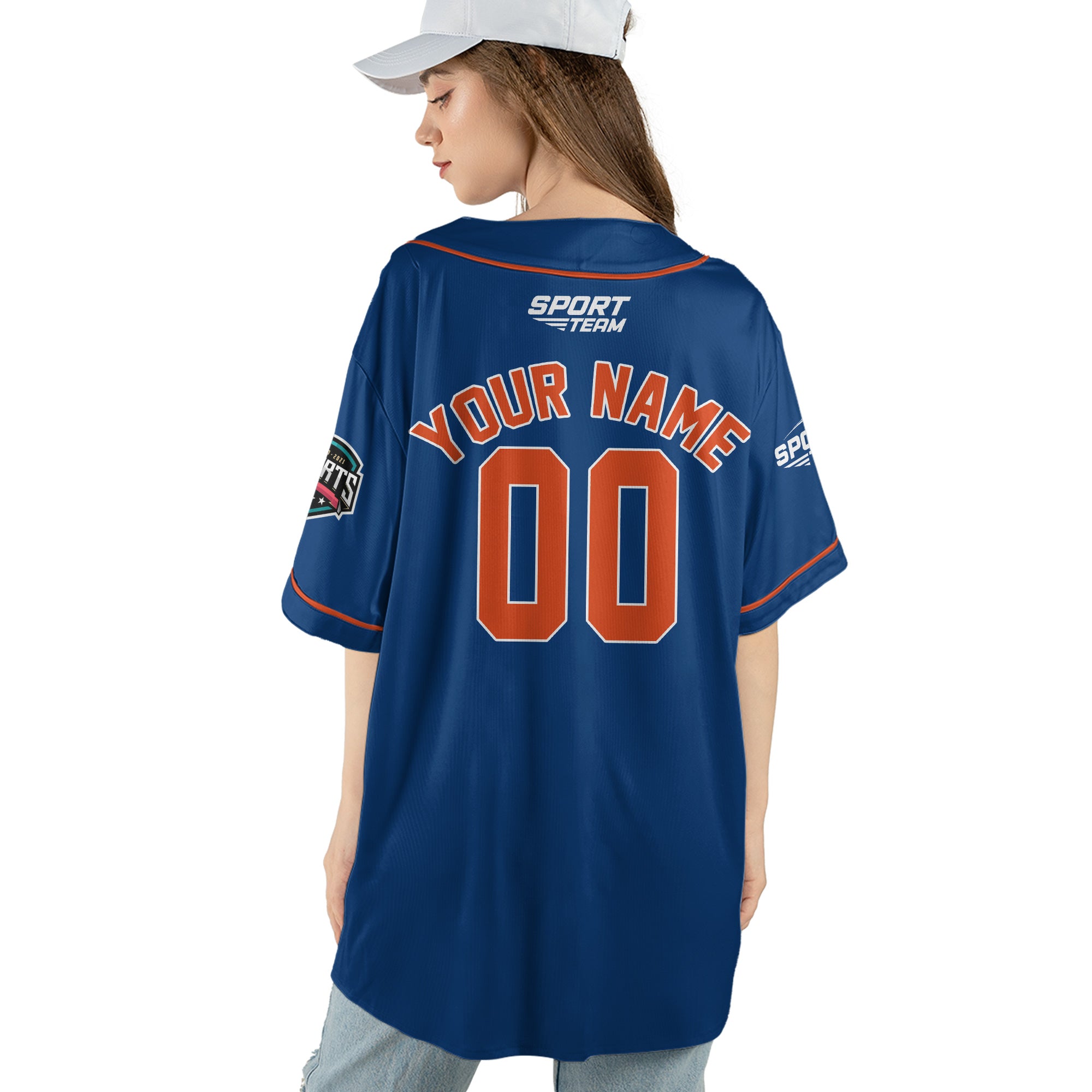 Royal Strike Custom Baseball Jersey