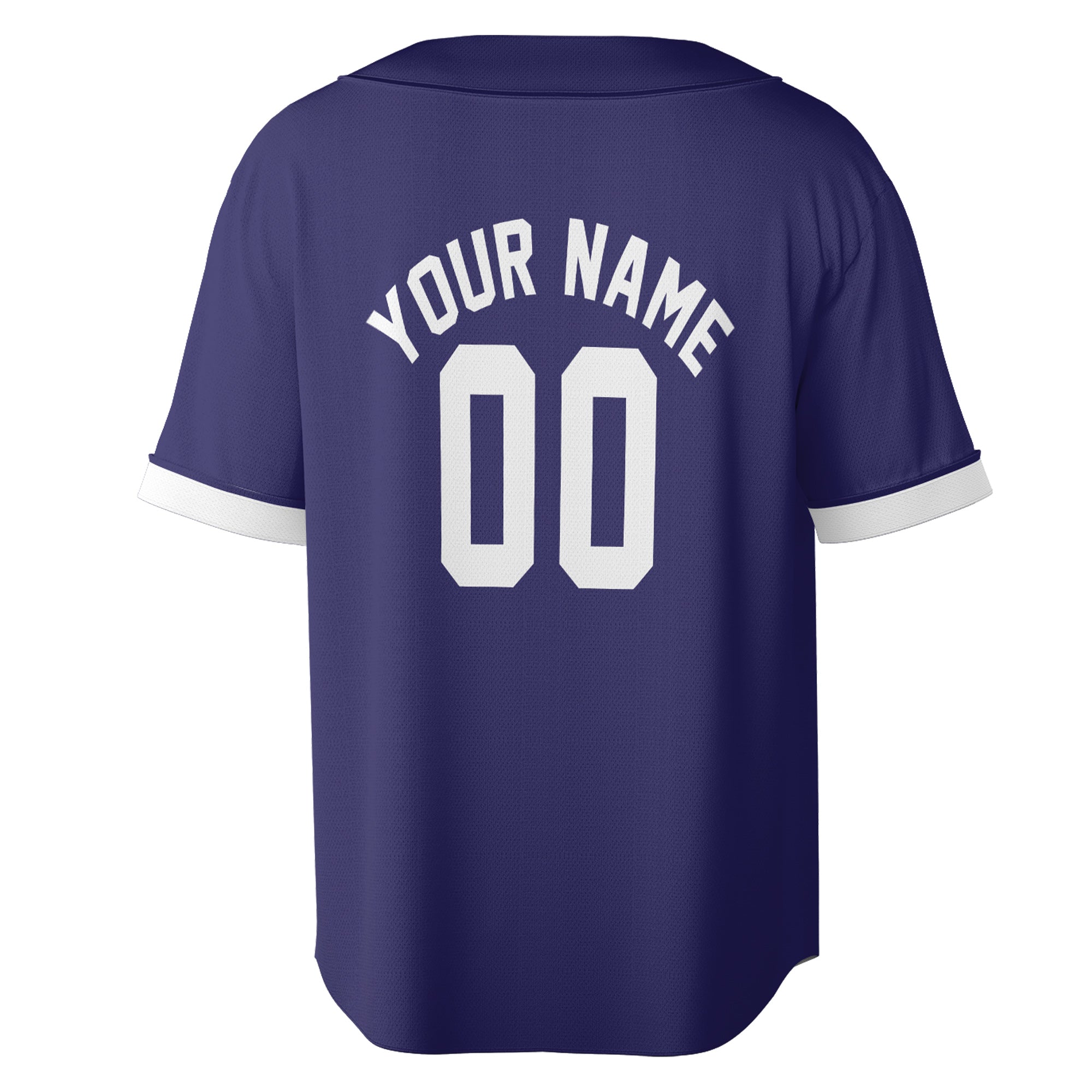 Navy Bold Custom Jersey – Personalized Name & Logo on Classic Blue Baseball Style