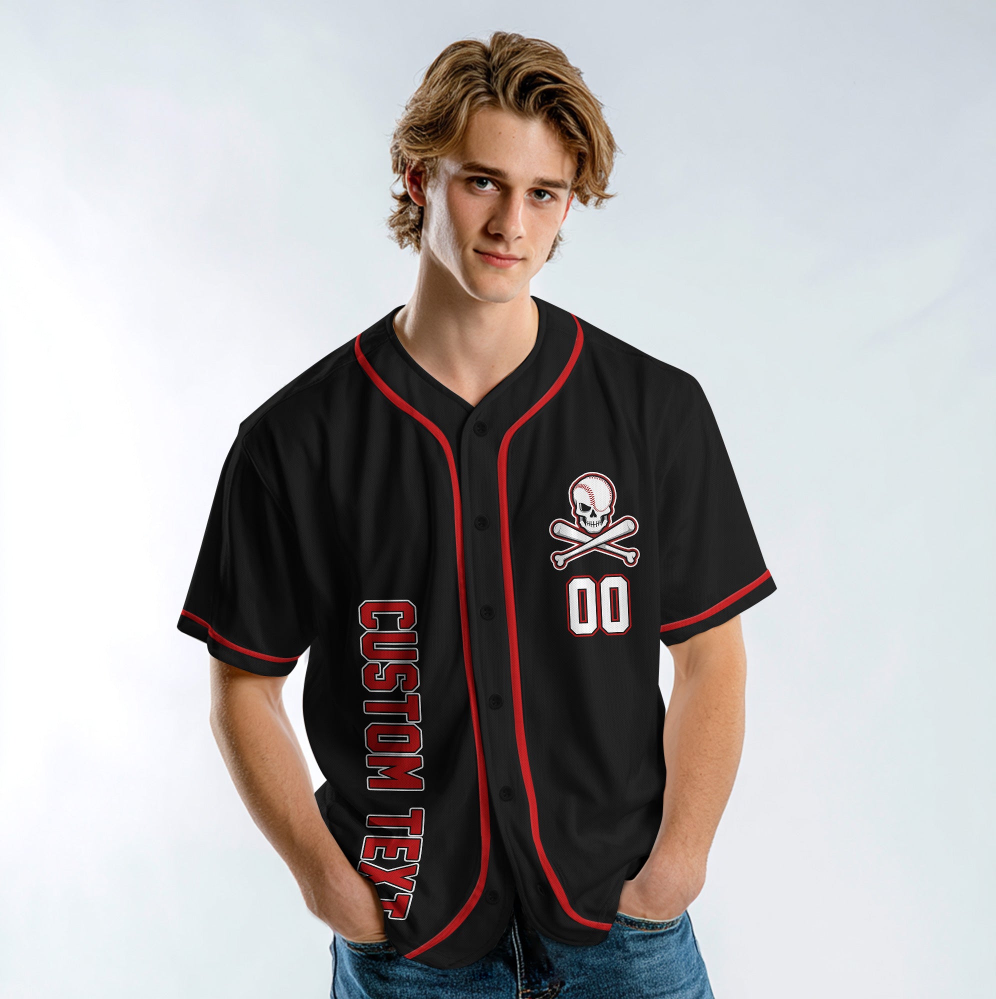 WELL RESPECTED - Custom Black White Cream Baseball Jersey