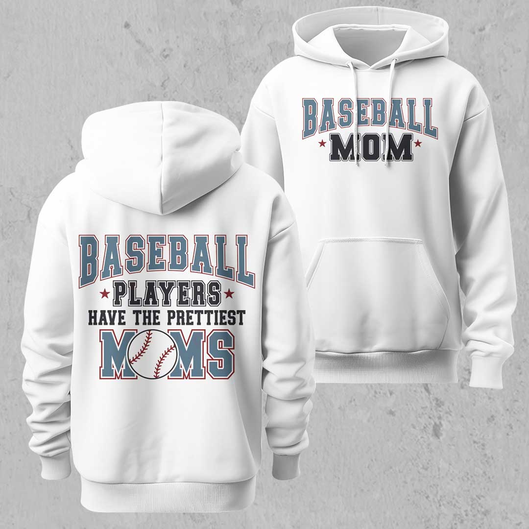 Baseball Players Have The Prettiest Moms - All Over Print Baseball Hoodie