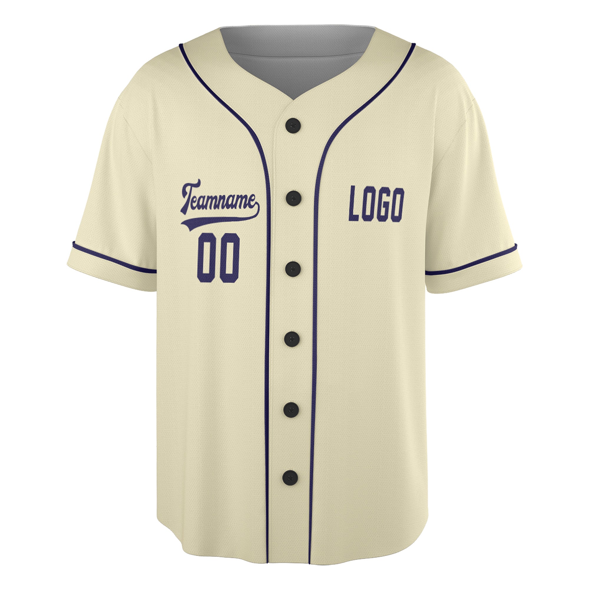 Vintage Cream Custom Jersey – Personalized Name & Team Logo