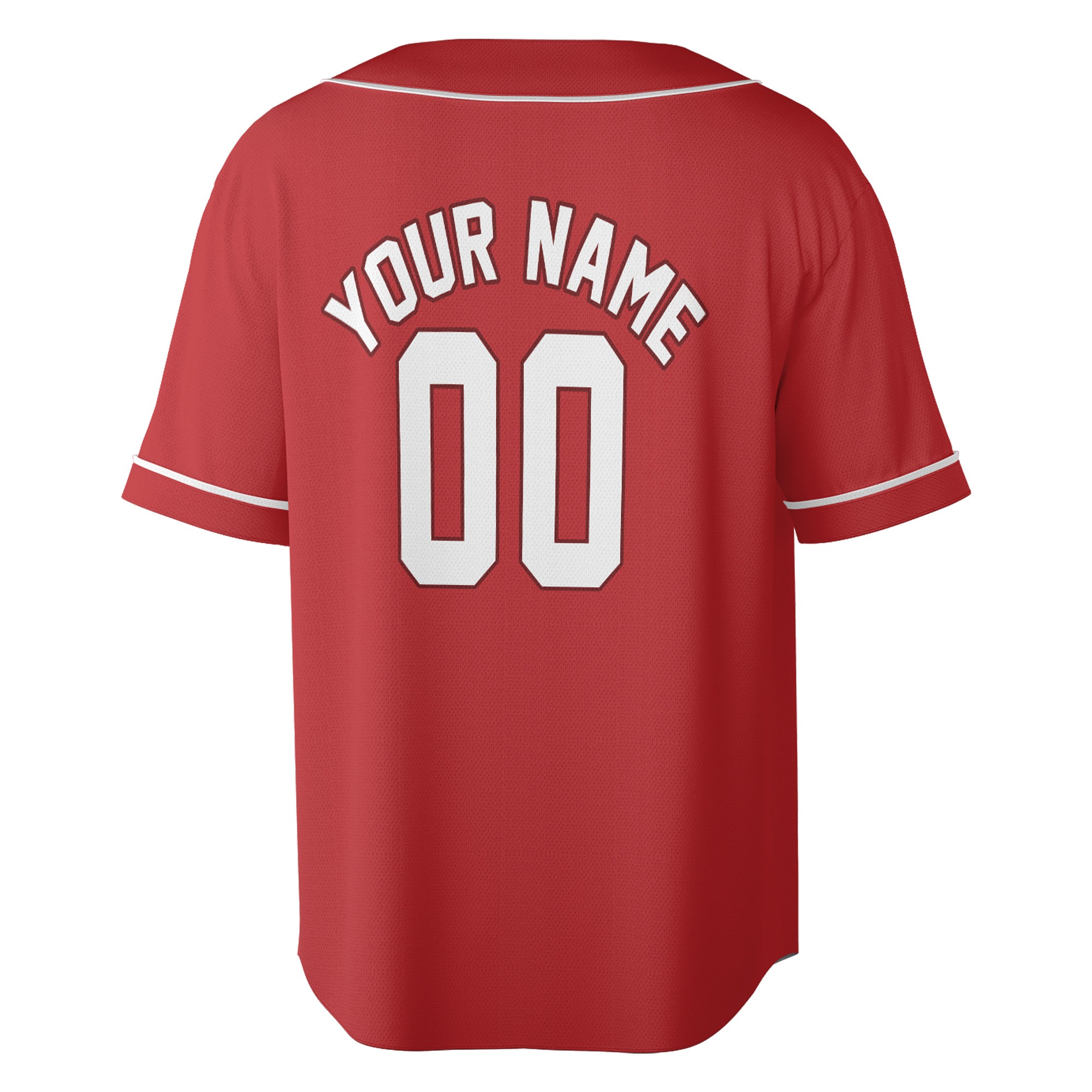 Crimson Legacy – Custom Name & Logo Baseball Jersey