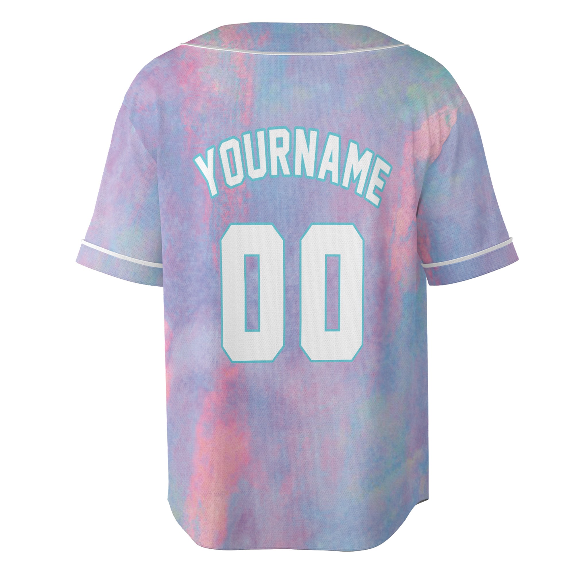 Custom Jersey Baseball – Watercolor Pastel Background