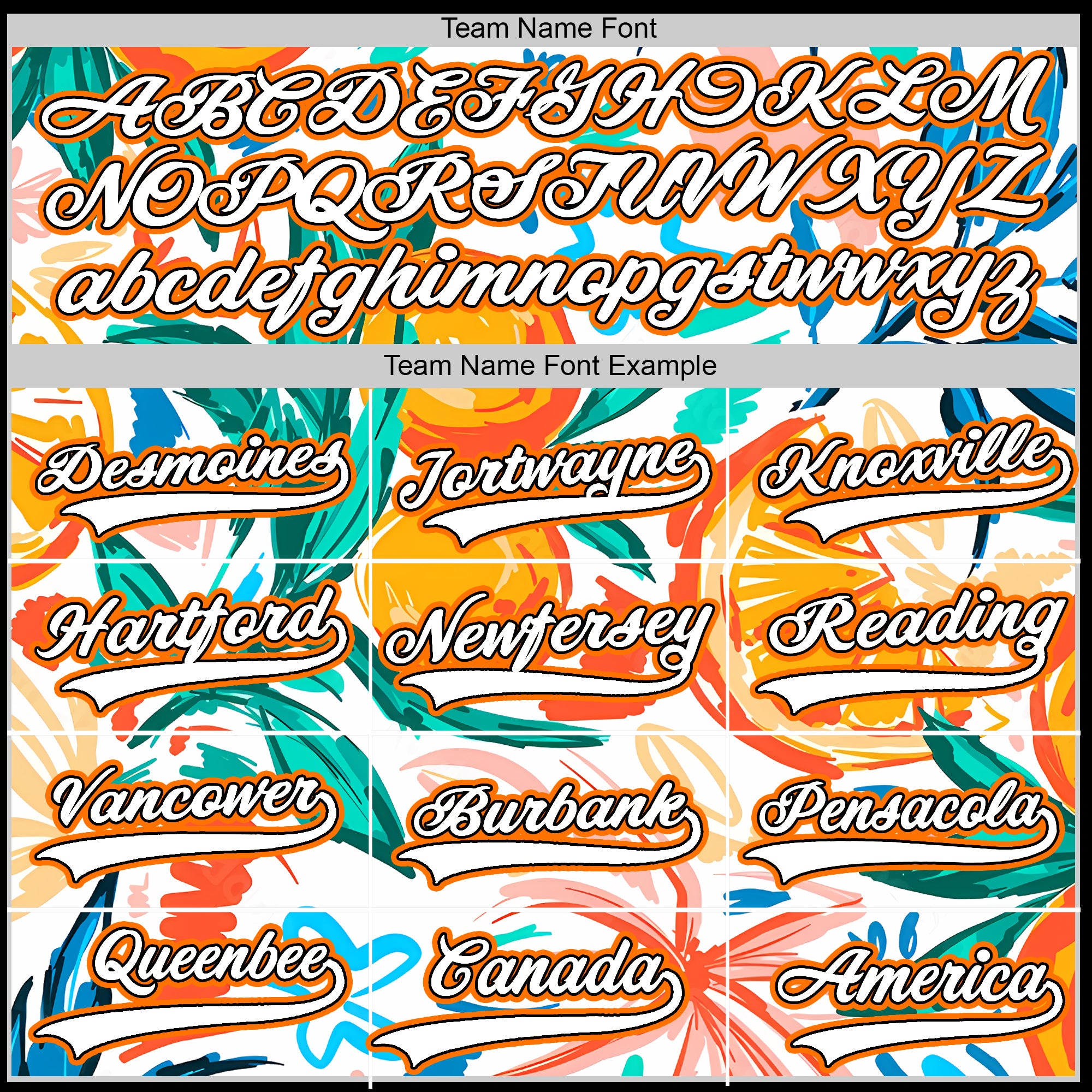 Citrus Burst Jersey – Orange Grove Custom Baseball Edition