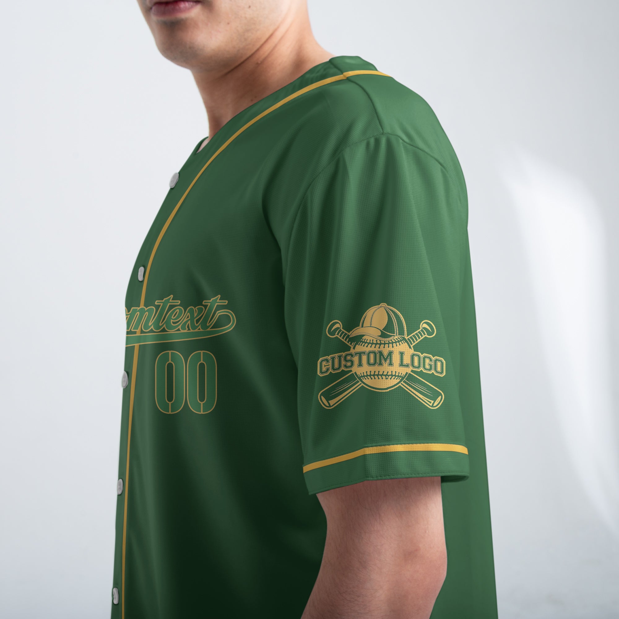Baseball Dad Tax - Custom Green Yellow Baseball Jersey