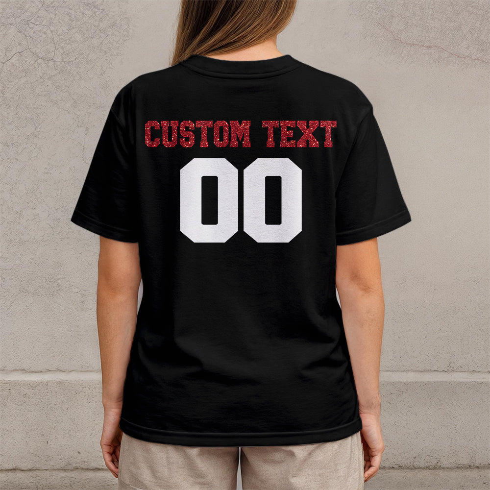 I'll Always Be His Biggest Fan - White and Black Baseball T-Shirt