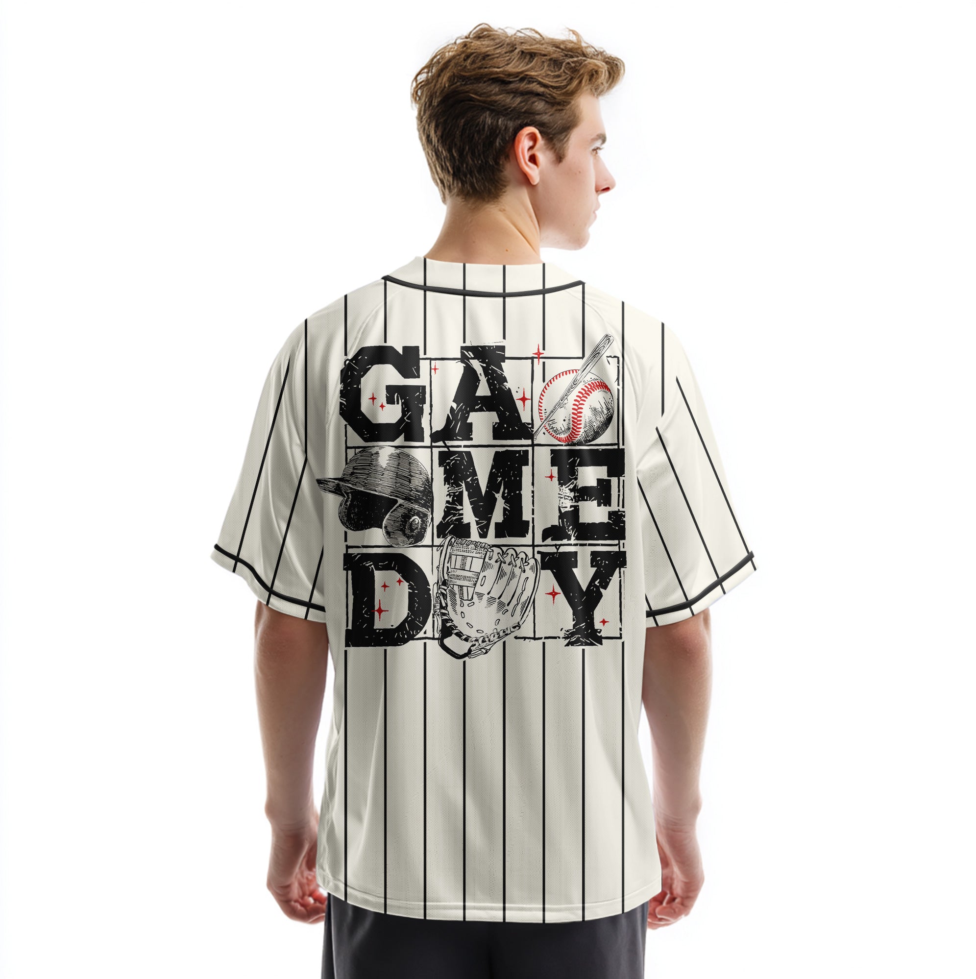 Custom Name Game Day Baseball Lovers Custom Jersey, Baseball Jersey