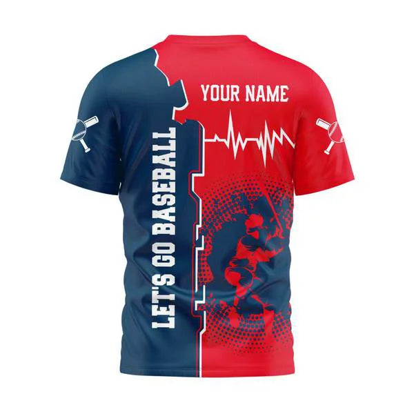 Let's Go Baseball - Baseball Lover - Custom Baseball 3D Tshirts Baseball Shirts for Lovers - All Over Print
