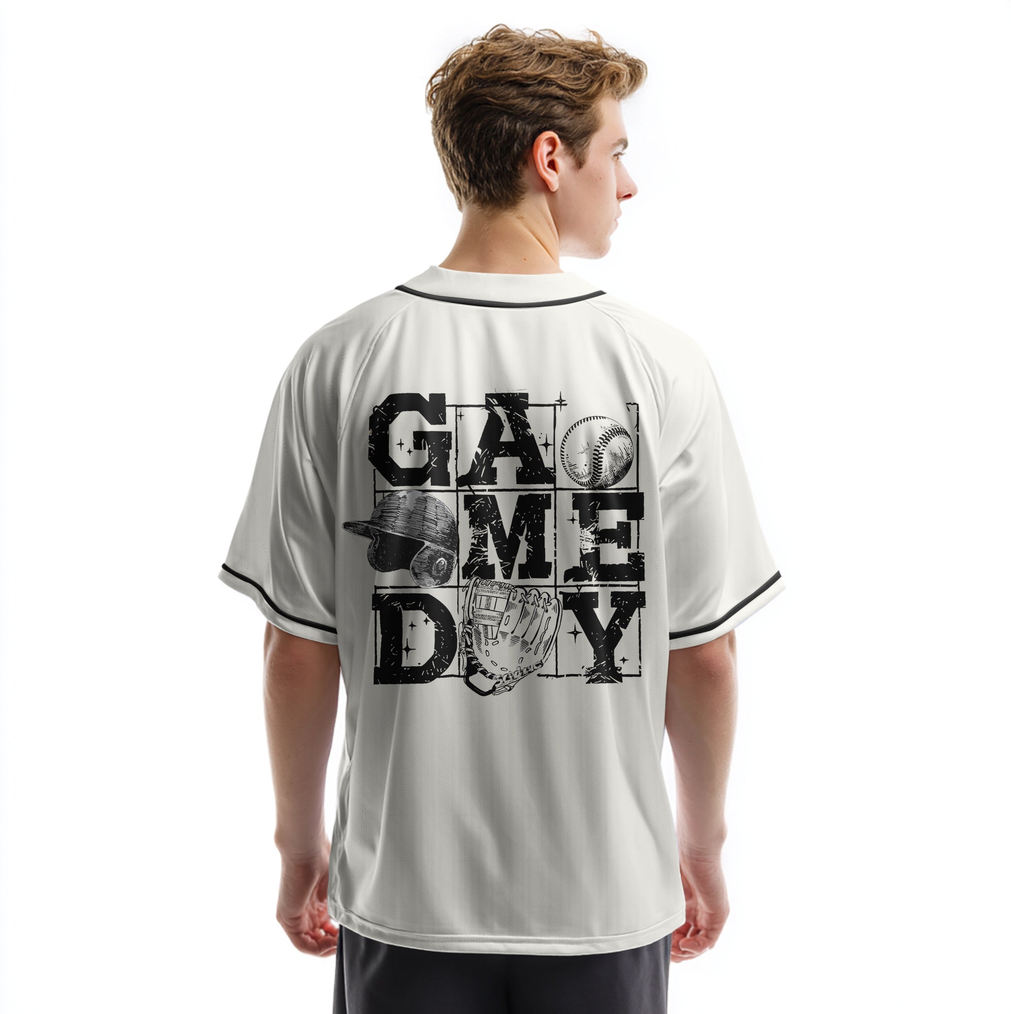 Custom Name Game Day Baseball Lovers Custom Jersey, Baseball Jersey