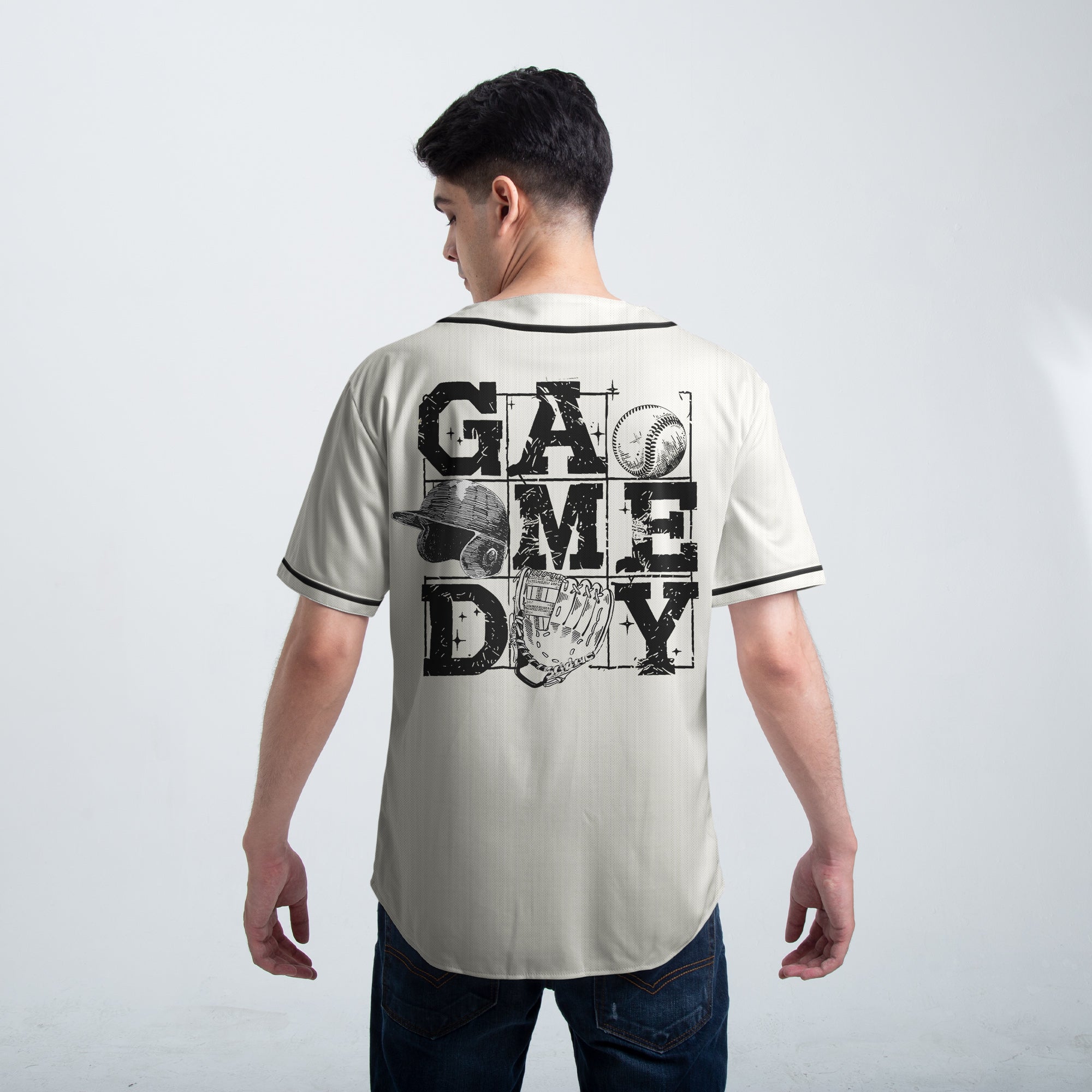 Custom Name Game Day Baseball Lovers Custom Jersey, Baseball Jersey