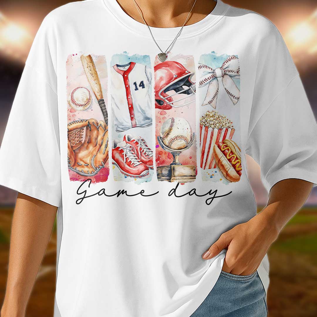 Game day Tshirt baseball Tshirt - Baseball Lover