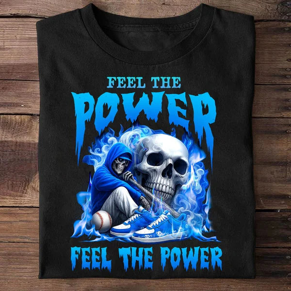 Feel the power - Baseball Shirts for Baseball Lover, Game Day
