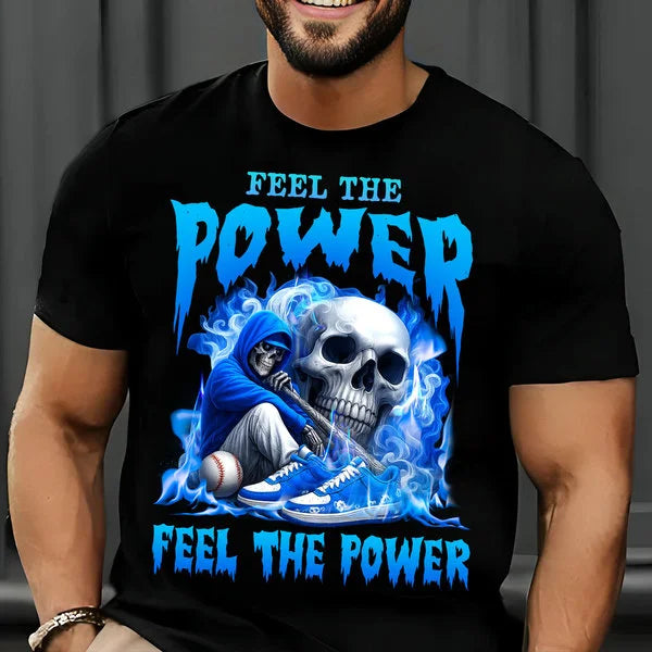Feel the power - Baseball Shirts for Baseball Lover, Game Day