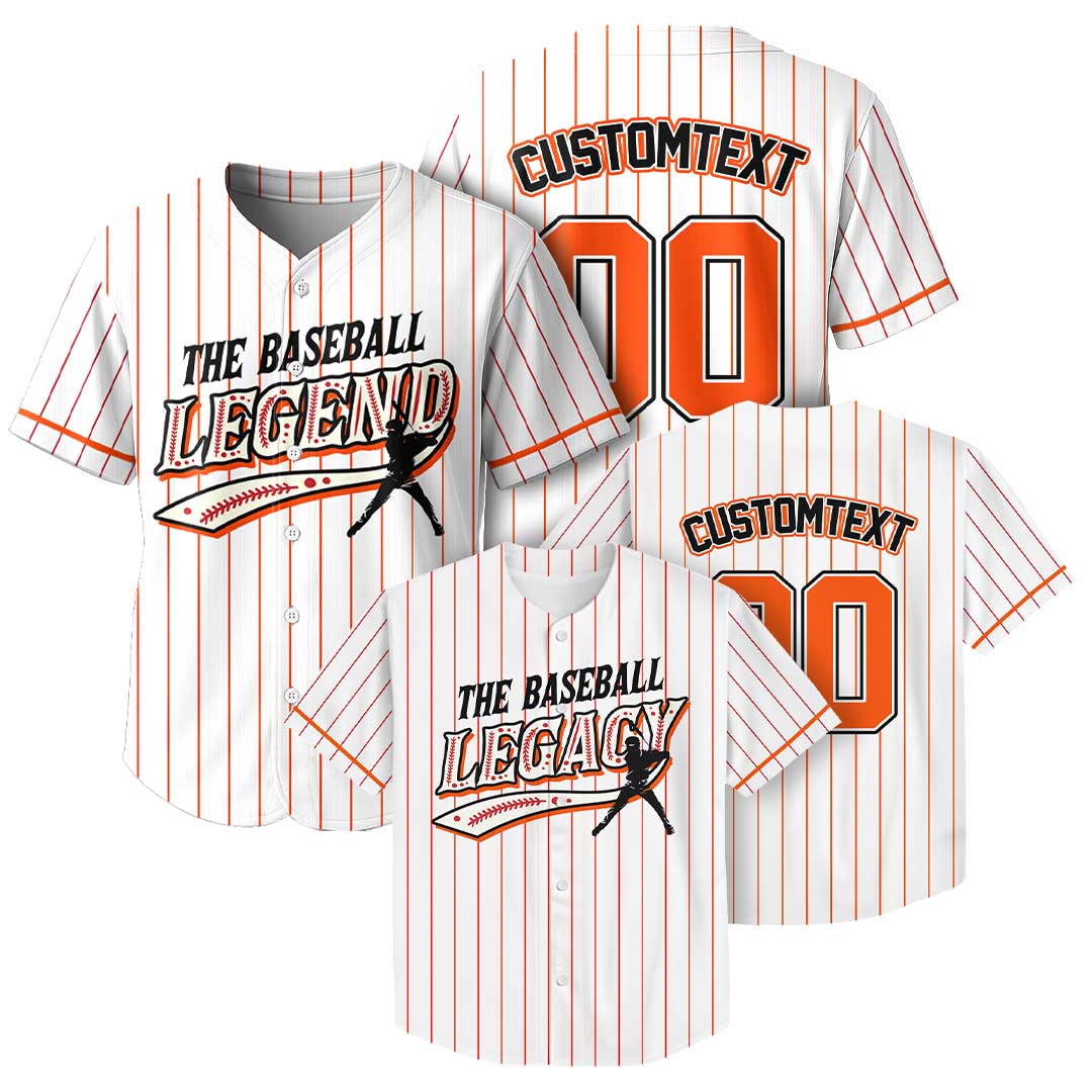 The Legend and The Legacy - Custom Family Matching Baseball Jersey