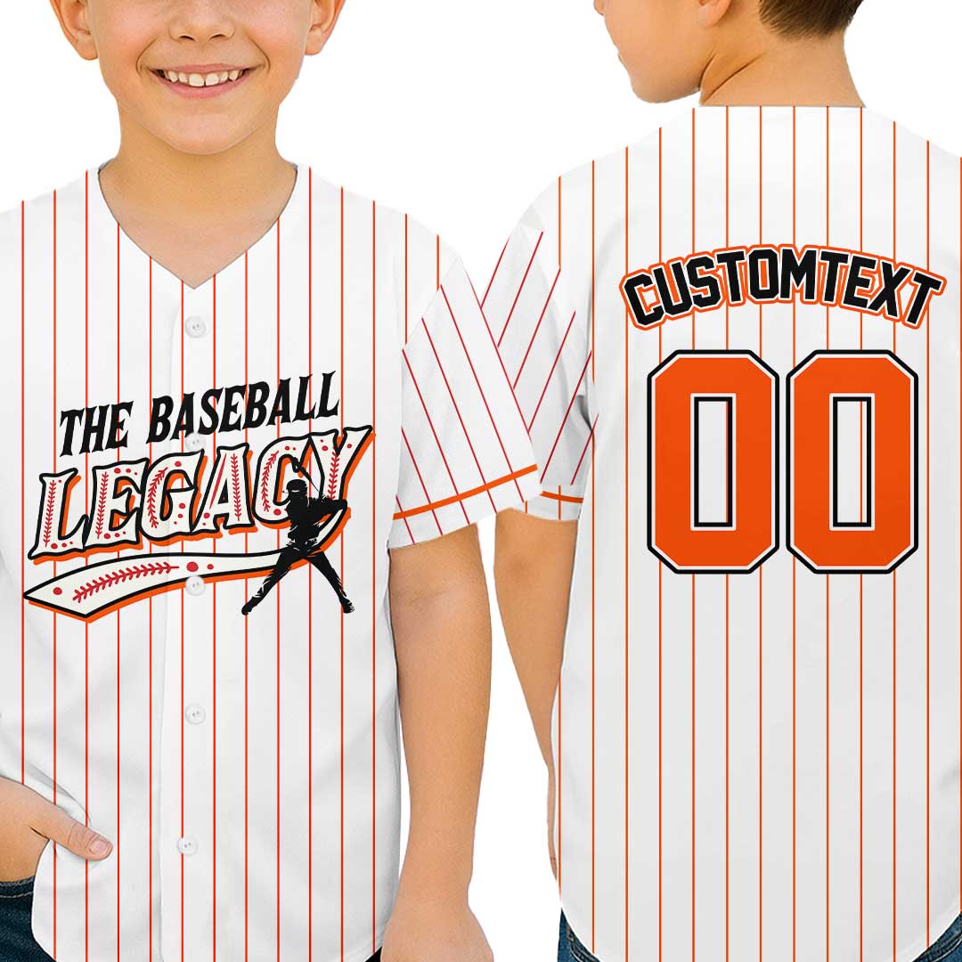 The Legend and The Legacy - Custom Family Matching Baseball Jersey