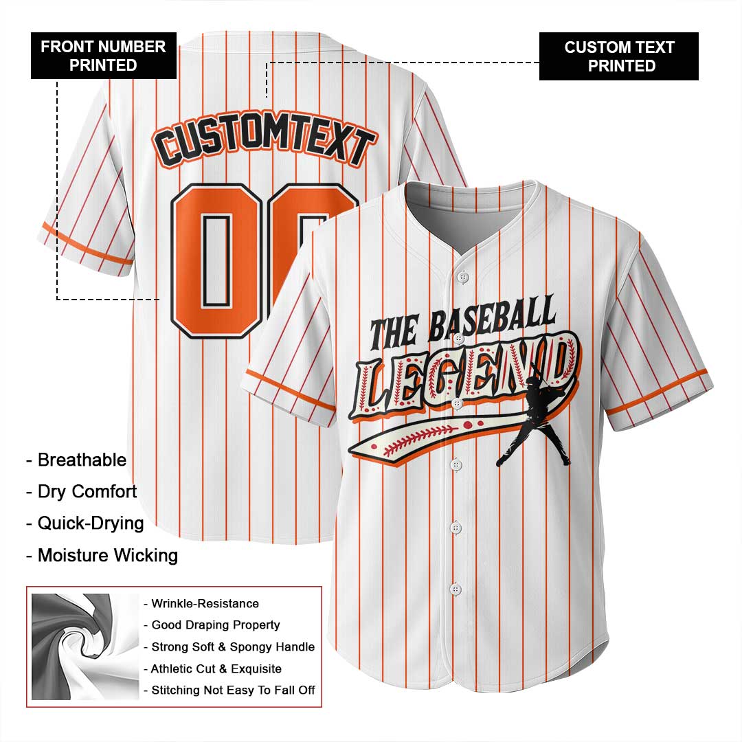 The Legend and The Legacy - Custom Family Matching Baseball Jersey