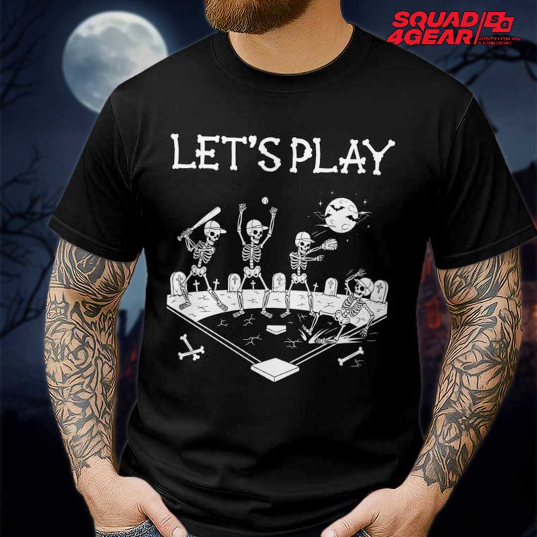 Let's Play Baseball Halloween T-Shirt