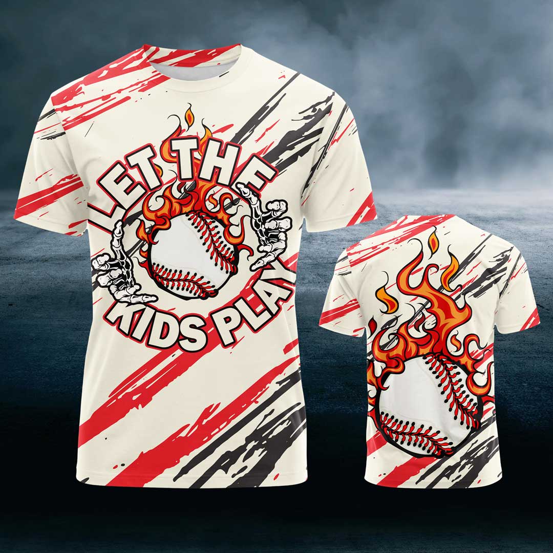 Let The Kids Play All Over Print T-Shirt