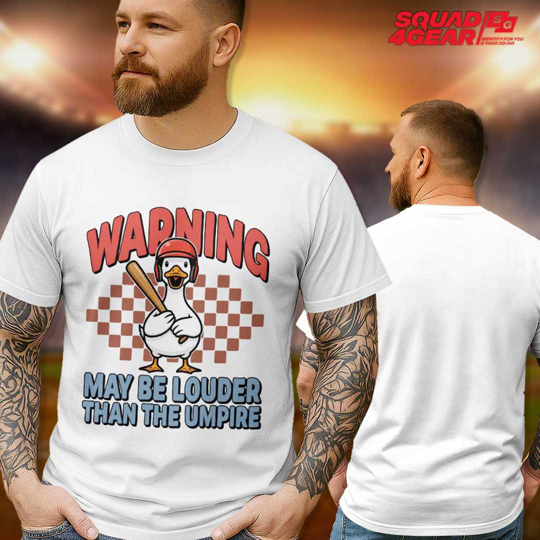 Warning Maybe Louder Than The Umpire Baseball T-Shirt