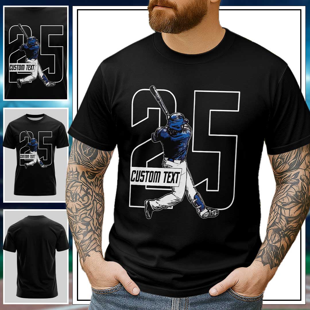 Custom Name Custom Number Baseball Shirts - Baseball Tshirt, Baseball Lover