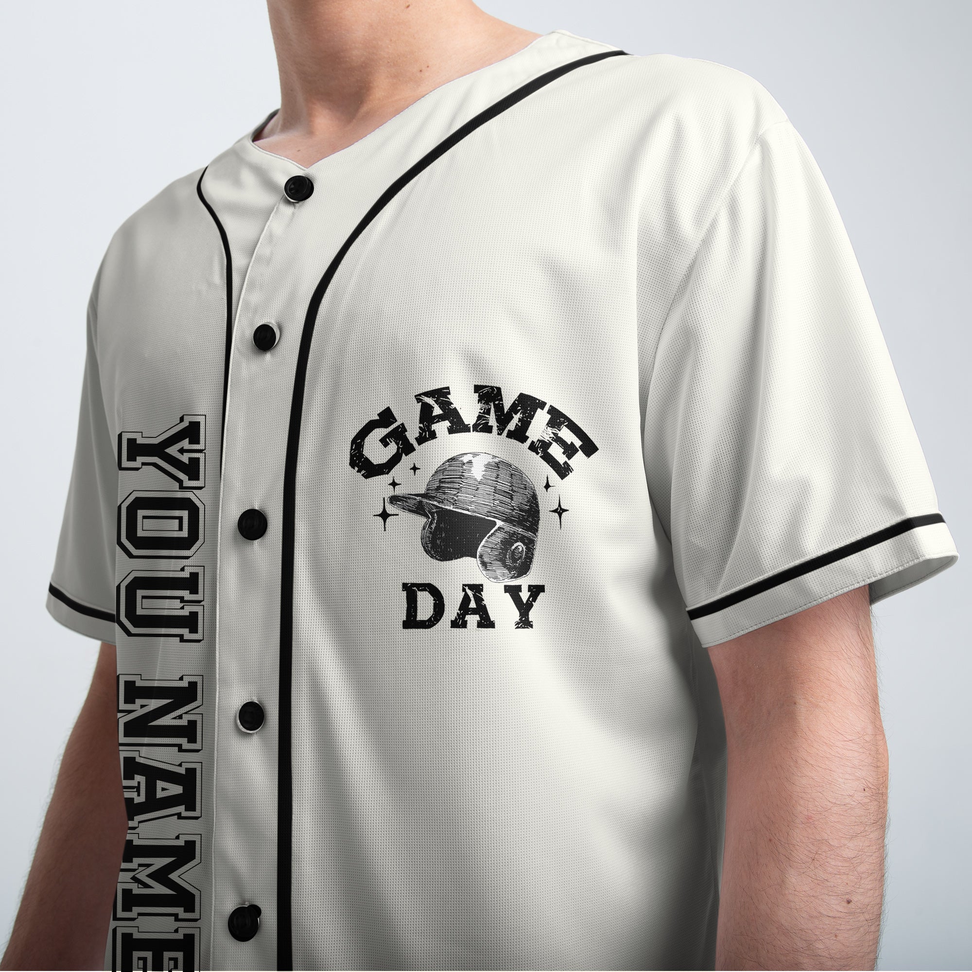 Custom Name Game Day Baseball Lovers Custom Jersey, Baseball Jersey