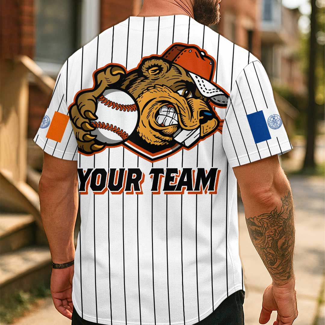 Baseball New York Beaver State Series - Custom All Over Print Baseball Jersey