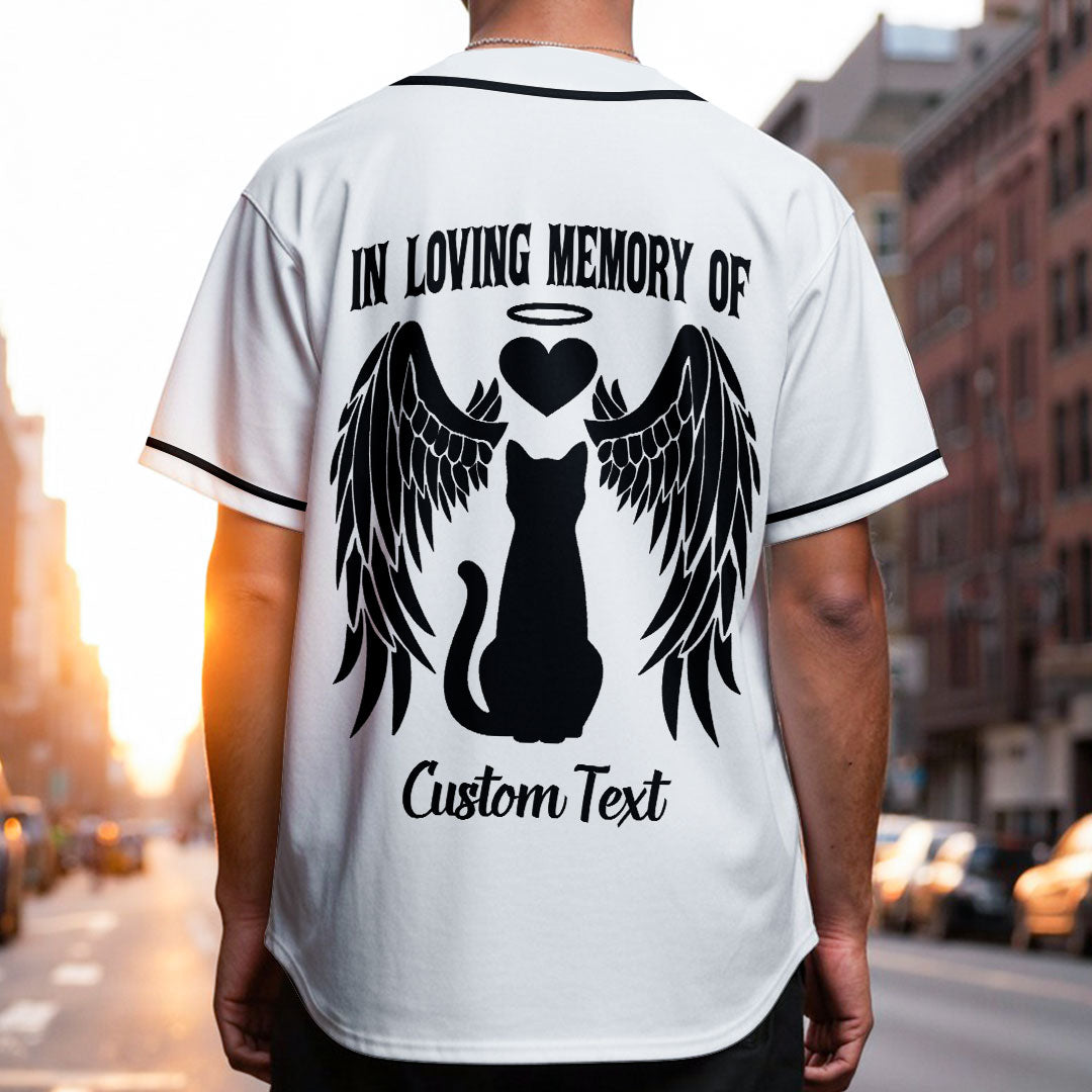 In Loving Memory Of - Custom Pet Memorial Baseball Jersey