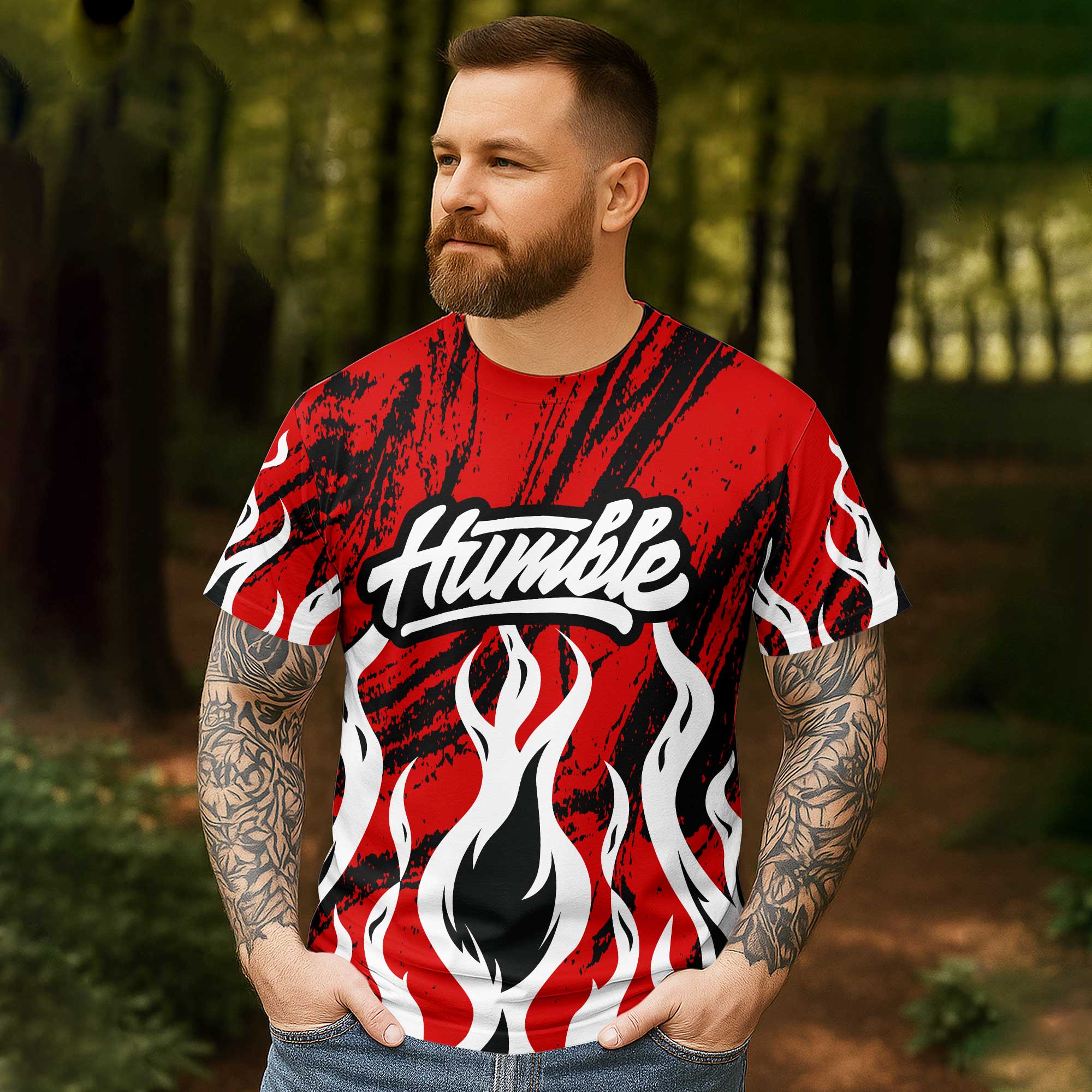 BE HUMBLE Custom All Over Print T-Shirt