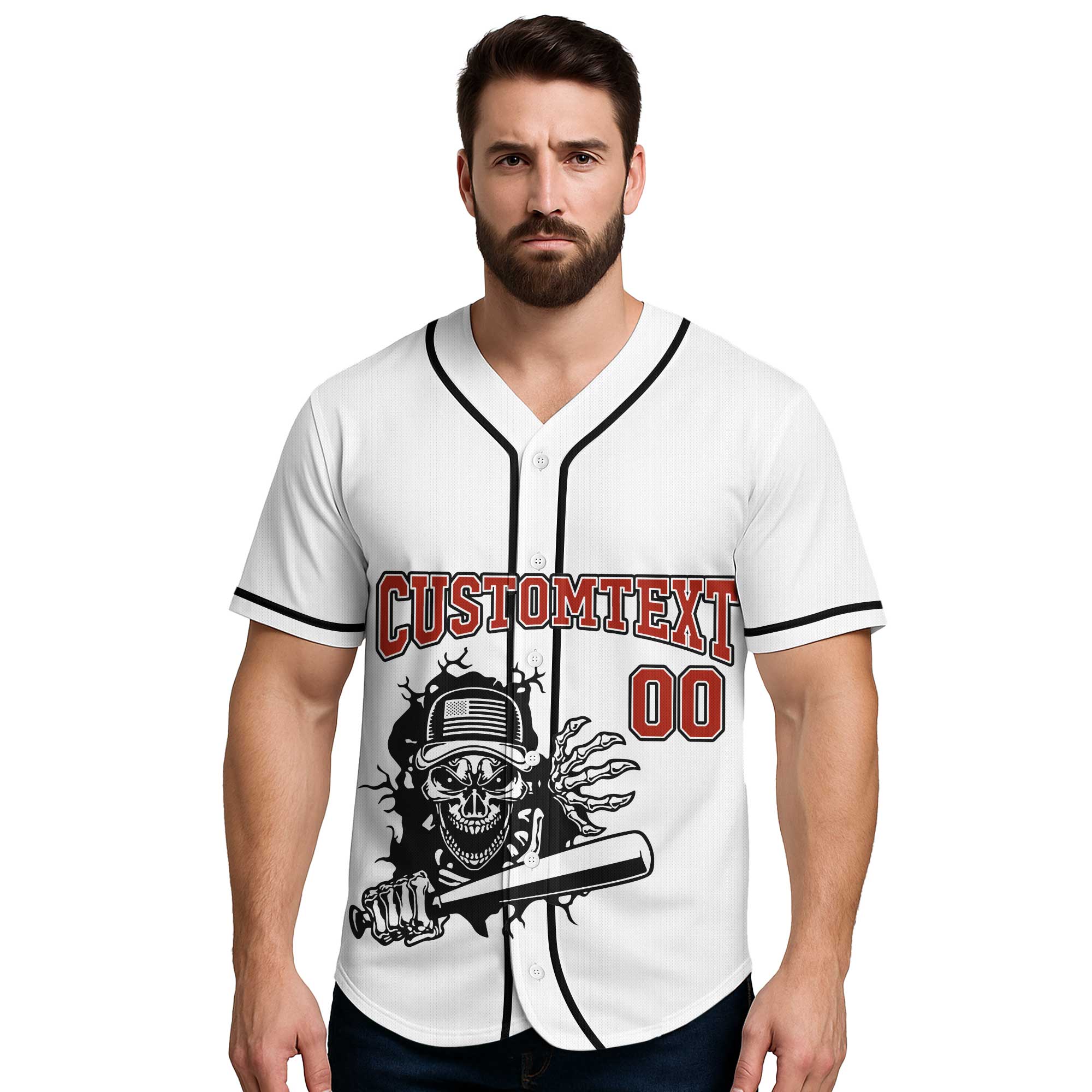 Haters Gonna Hate Players Gonna Play - Custom White Baseball Jersey