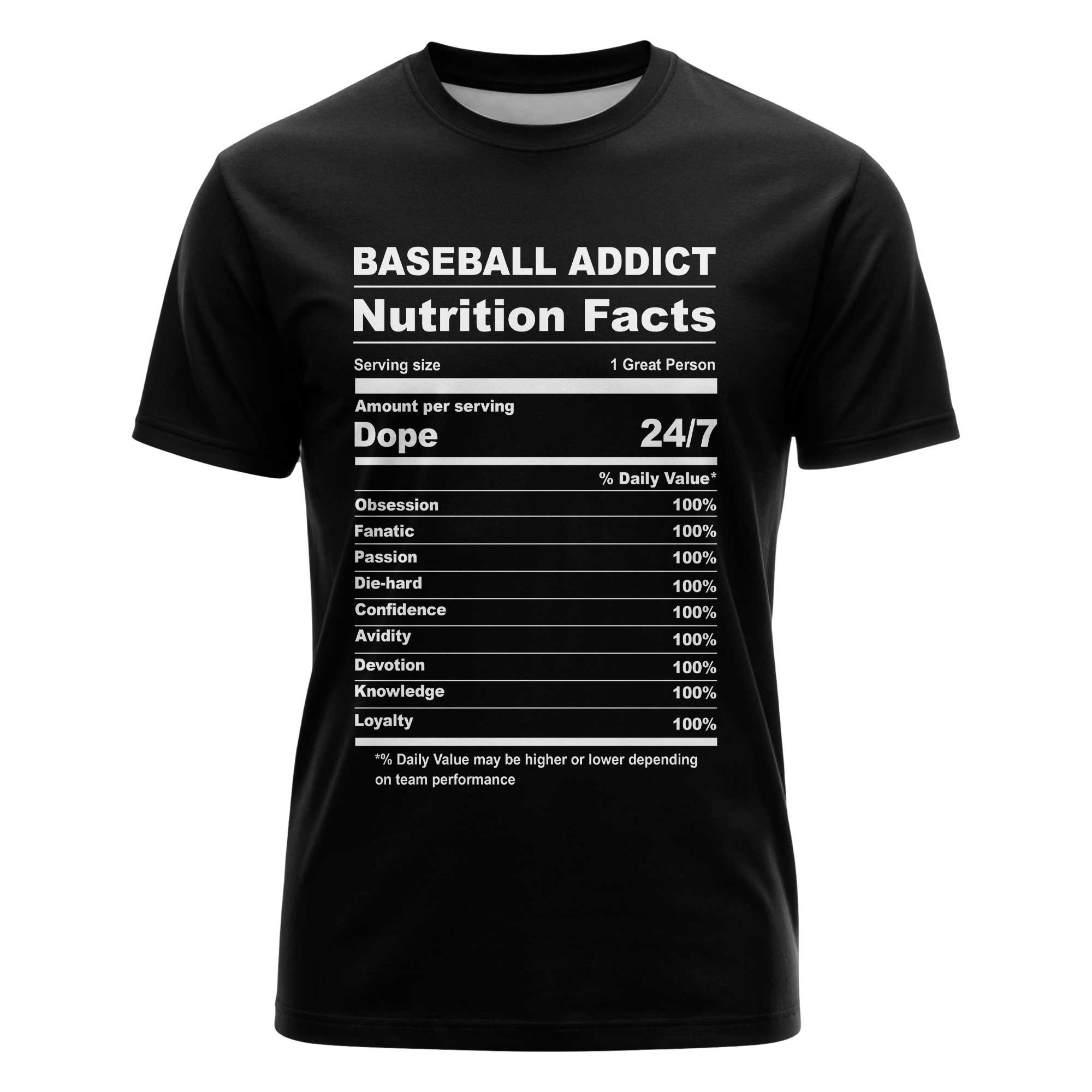 Baseball Lover Facts Baseball T-Shirt