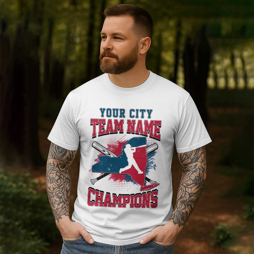 New York Baseball Team Champions Baseball T-Shirt