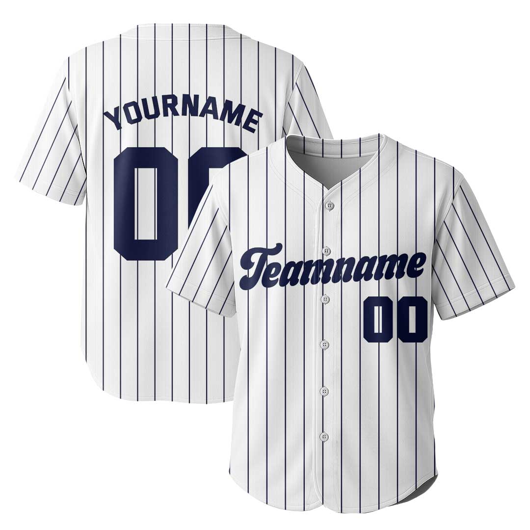 Custom Baseball Jersey with White and Grey Color