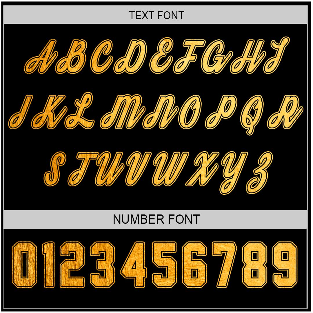 Grab A Bat And Swing - Custom Black with Golden Texture Baseball Jersey