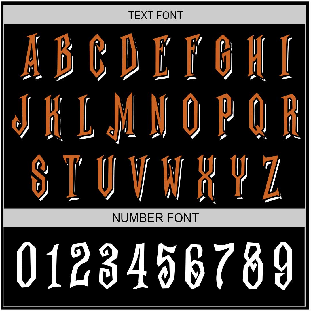 It's Baseball Postseason - Custom Black Orange Halloween Baseball Jersey