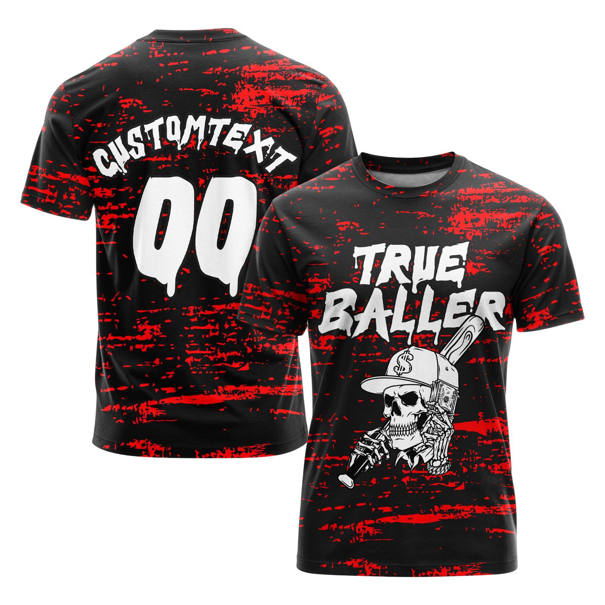 TRUE BALLER Custom All Over Print T-Shirt