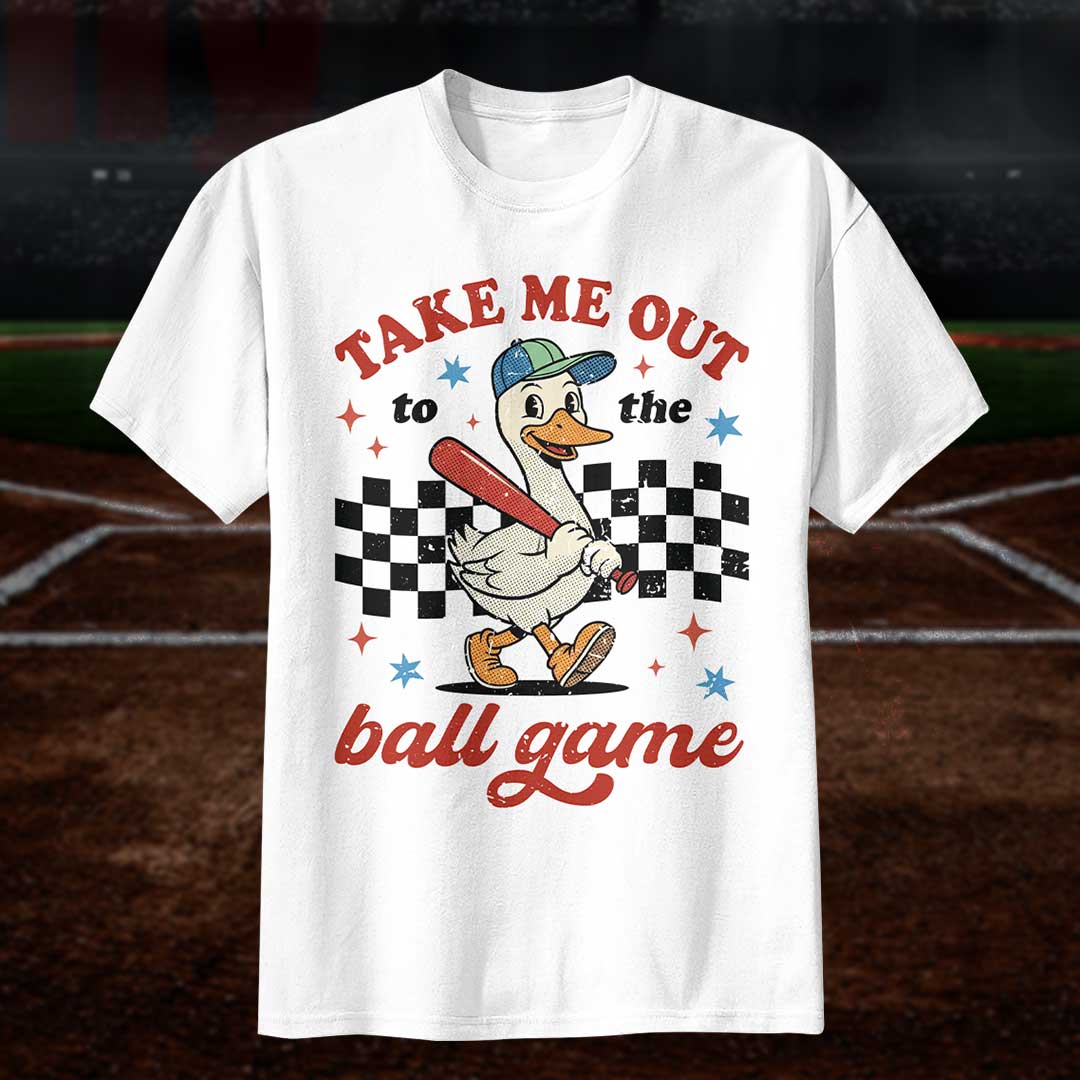 Take Me Out To The Ball Game Baseball T-Shirt