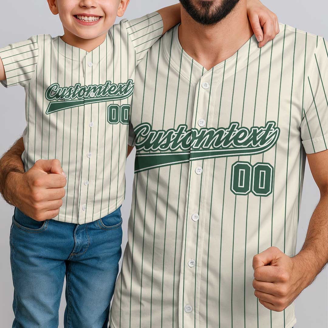 Father And Son Buddies For Life - Custom Family Matching Baseball Jersey