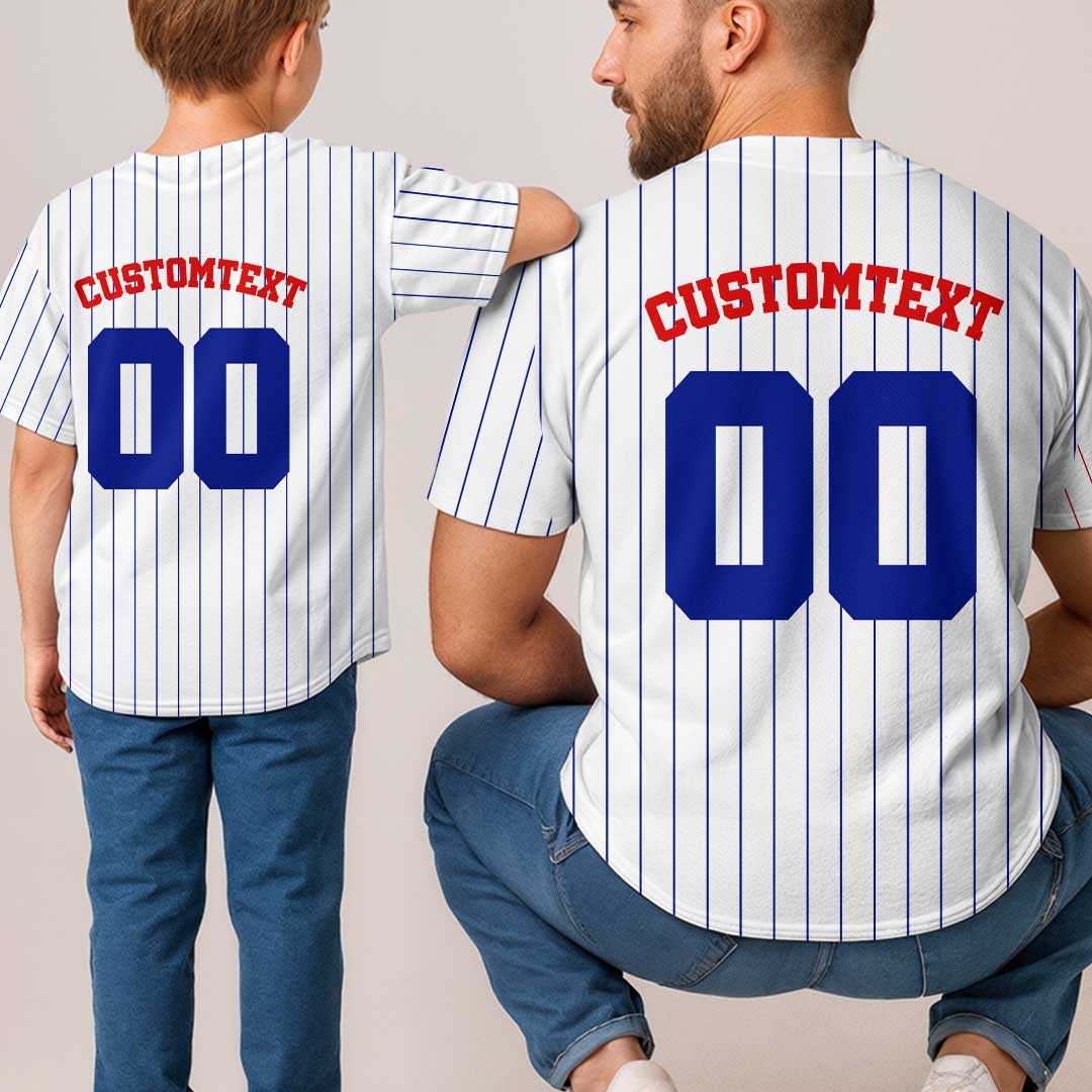 Star Of The Year and Daddy Of The Star - Custom Family Matching Baseball Jersey